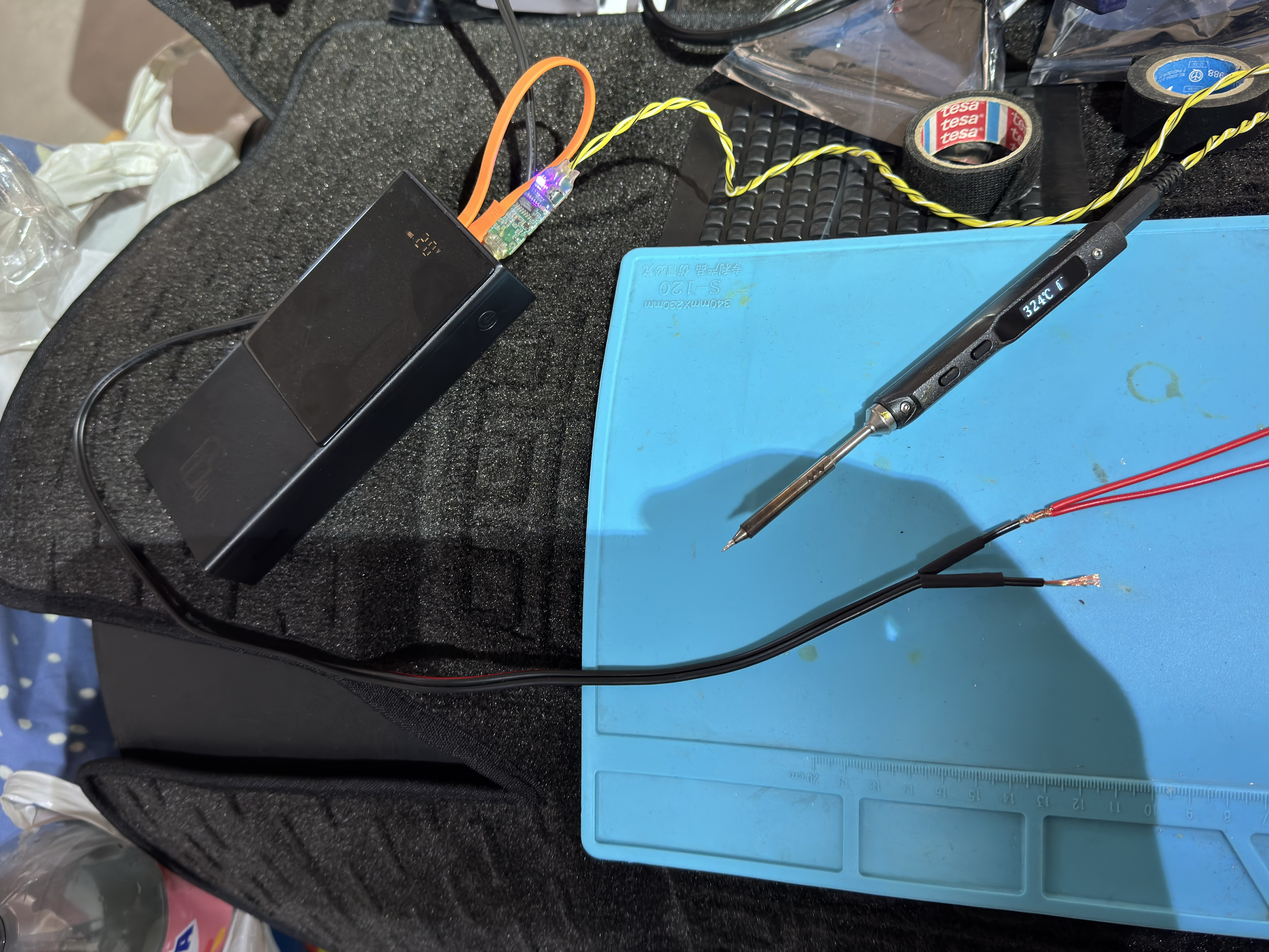 Prepare your spare wiring and soldering tools.