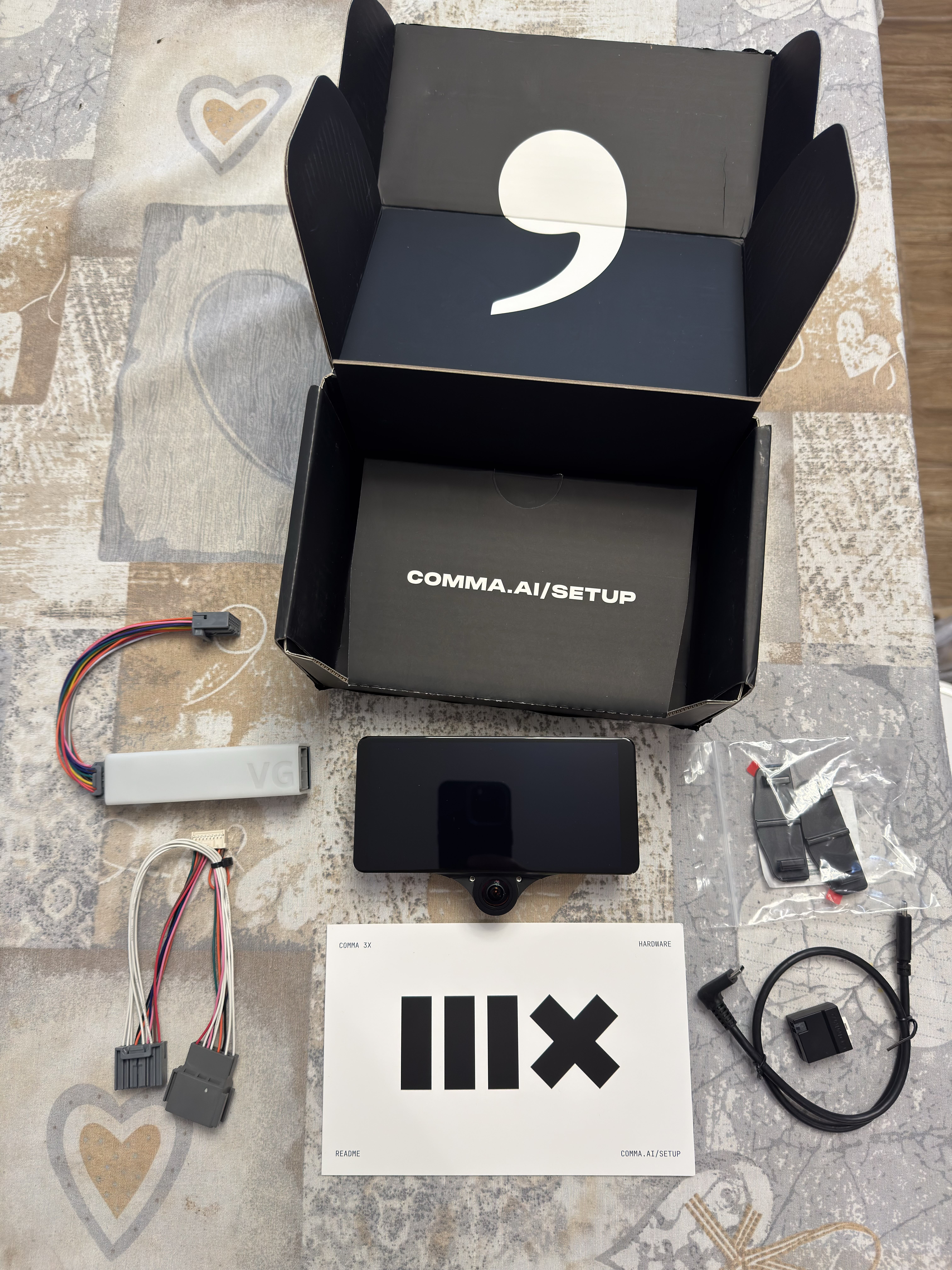 Comma in box vertical